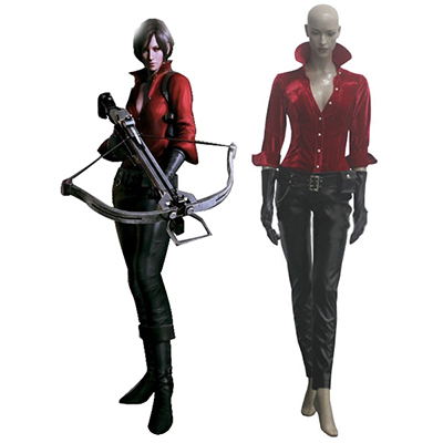 Resident Evil 6 Game Ada Wong Cosplay Women Kostume Fastelavn