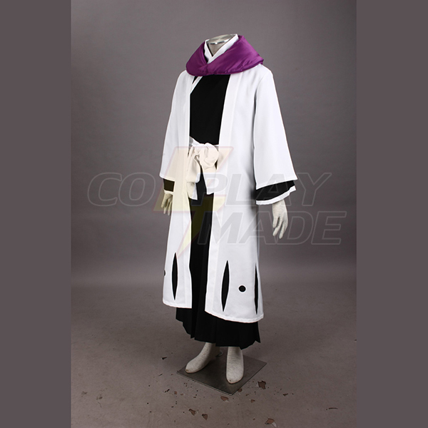 Bleach Gotei Thirteen Kurotsuchi Mayuri Captain of the 12th Division Soul Reaper Kimono Cosplay Kostume Fastelavn