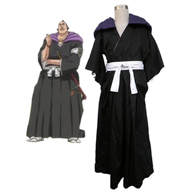 Bleach Gotei Thirteen Marechiyo Omaeda Lieutenant of the 2nd Division Soul Reaper Kimono Cosplay Kostuum Carnaval