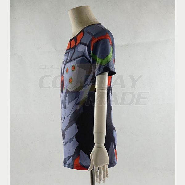 Neon Genesis Evangelion EVA-01 Test Type 3D Summer T-shirt Anime Cosplay Kostume Fastelavn