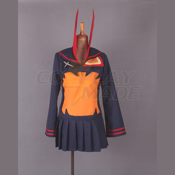 Kill la Kill Senketsu fresh blood Sailor Uniform Cosplay Kostume Fastelavn