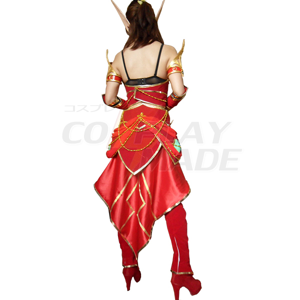 World of Warcraft WOW Blood Mage CG Cosplay Kostume Fastelavn
