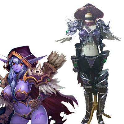 World of Warcraft WOW Sylvanas Windrunner Lich King Cosplay Kostyme Karneval