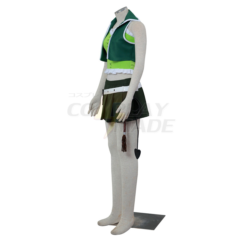 Fairy Tail Lucy 3ST Green Cosplay Halloween Kostymer Norge