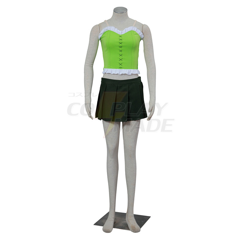 Déguisement Fairy Tail Lucy 3ST Green Costume Carnaval Cosplay Halloween France