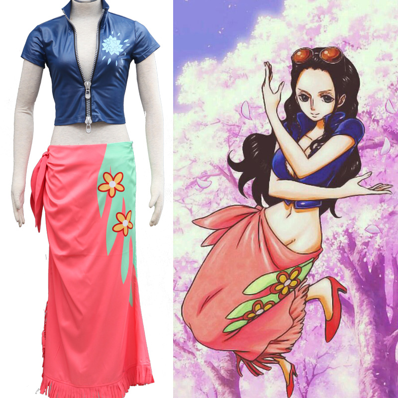 Trajes One Piece Nico Robin Two Years Later Cosplay Traje Brasil