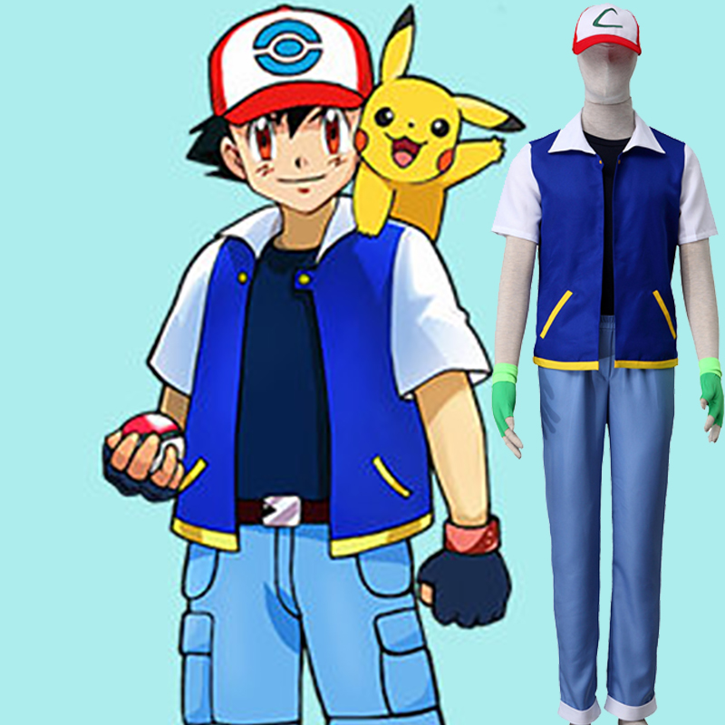 Pocket Monster/Pokémon Ash Ketchum Cosplay Halloween κοστούμια Ελλάδα
