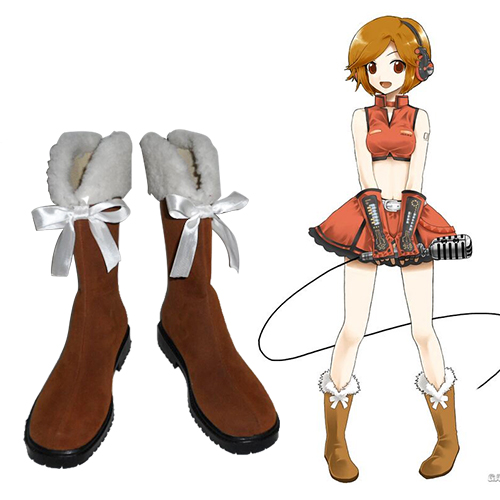 Vocaloid Meiko Cosplay Shoes