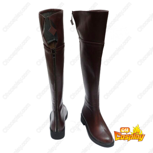 Attack on Titan Eren Yeager Brown Chaussures Carnaval Cosplay