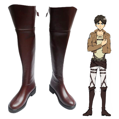 Attack on Titan Eren Yeager Faschings Stiefel Cosplay Schuhe
