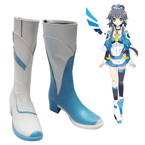 Vocaloid Luo Tianyi Faschings Stiefel Cosplay Schuhe