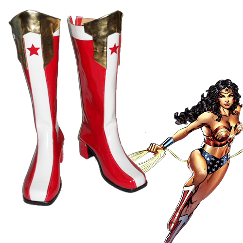 Justice League DC Comics Wonder Woman Cosplay Boots