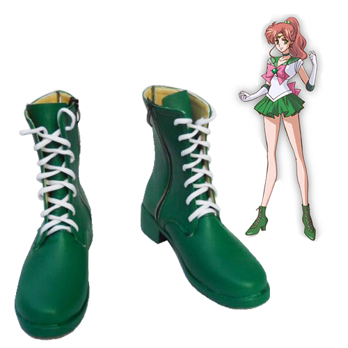 Sailor Moon Kino Makoto Cosplay Sko Karneval Støvler