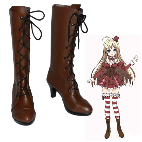 Noucome Chocolat Chaussures Carnaval Cosplay