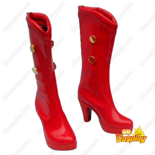 One Piece Nico·Robin Red Chaussures Carnaval Cosplay