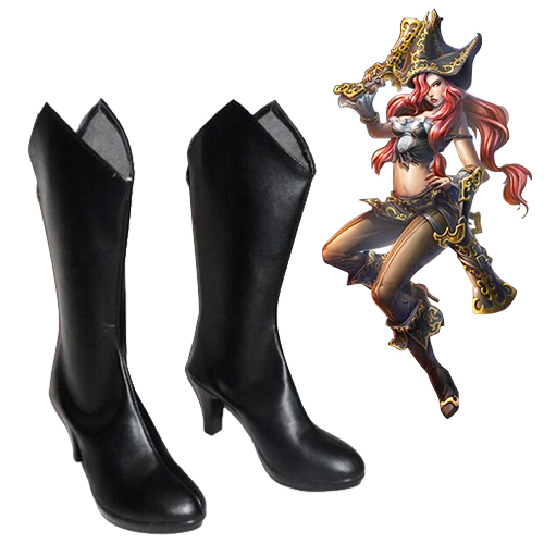 League of Legends Miss Fortune Black Cosplay Shoes