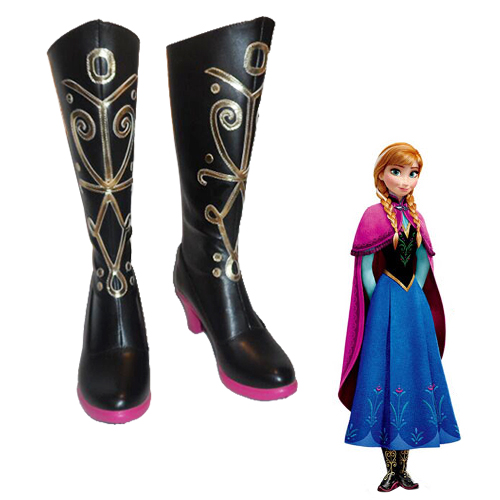 Frozen Anna Chaussures Carnaval Cosplay