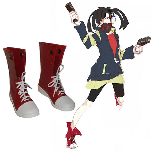 Kagerou Project Enomoto Takane Ene Red Chaussures Carnaval Cosplay
