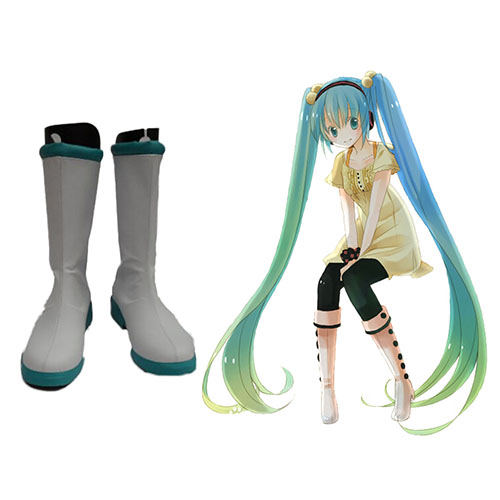 Vocaloid Hatsune Miku Mikuo Cosplay Shoes