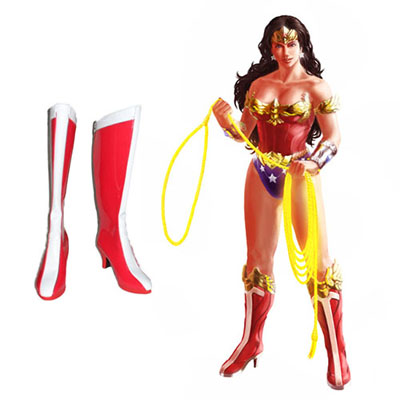 Justice League DC Comics Wonder Woman Chaussures Carnaval Cosplay