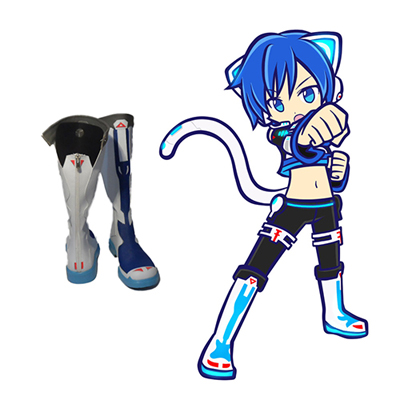 Zapatos Vocaloid Hatsune Miku: Project DIVA 2ND Kaito Cosplay Botas