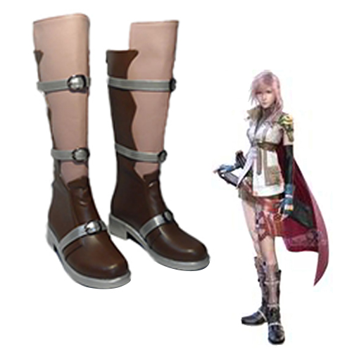 Final Fantasy XIII Eclair Farron Lighting Faschings Stiefel Cosplay Schuhe