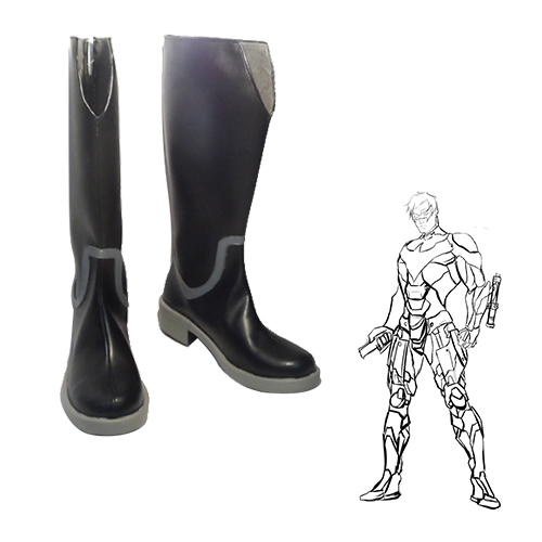 Justice League DC Comics Dick Grayson Faschings Stiefel Cosplay Schuhe