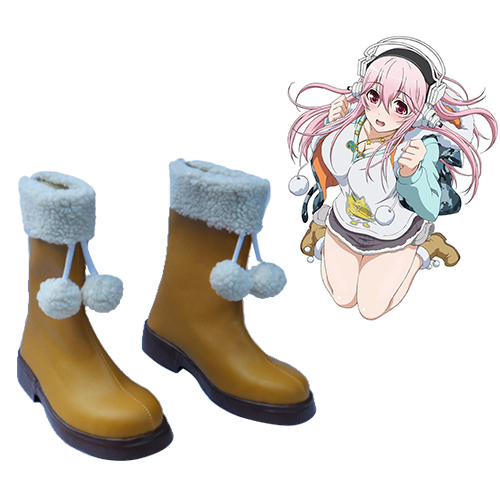 Soni-Ani：Super Sonico the Animation Super Sonico Chaussures Carnaval Cosplay