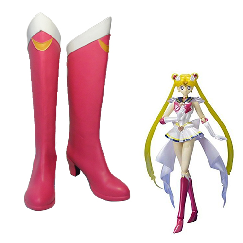 Sailor Moon Crystal Usagi Tsukino Cosplay Sko Karneval Støvler