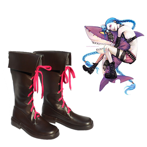 League of Legends Jinx Cosplay Shoes