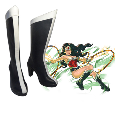 Justice League Wonder Woman Diana Prince Faschings Stiefel Cosplay Schuhe