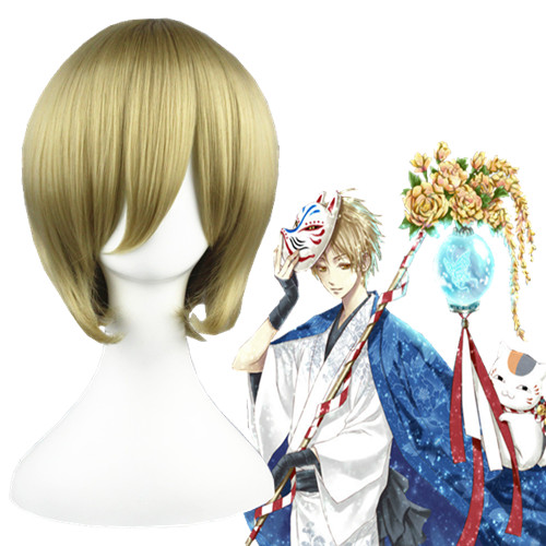 Natsume\'s Book of Friends Natsume Takashi Flaxen 32cm Cosplay Wigs