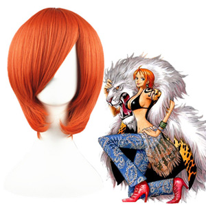 One Piece Nami orange 35cm Cosplay Wig