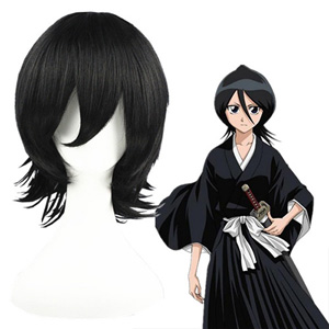 Bleach Kuchiki Rukia Black 32cm Cosplay Wigs
