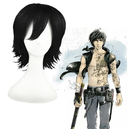 The Lost Tomb Kylin Zhang Black 32cm Full Cosplay Wig