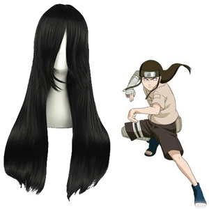 Naruto Hyūga Neji Black Cosplay Wigs