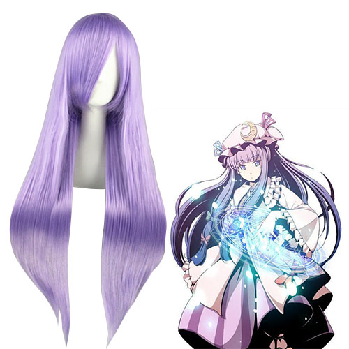 TouHou Project Patchouli Knowledge Lichtpaars Cosplay Pruiken