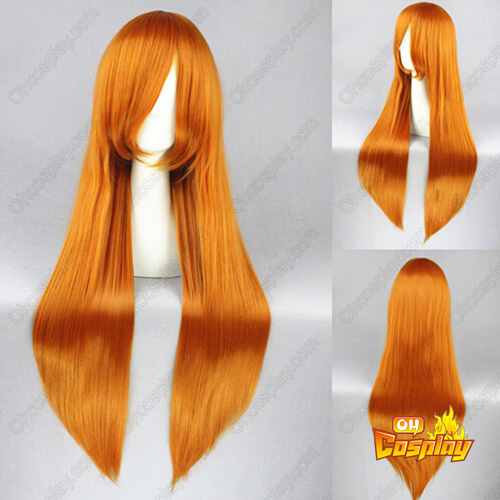 Suzumiya Haruhi Asahina Mikuru Orange Cosplay Wig