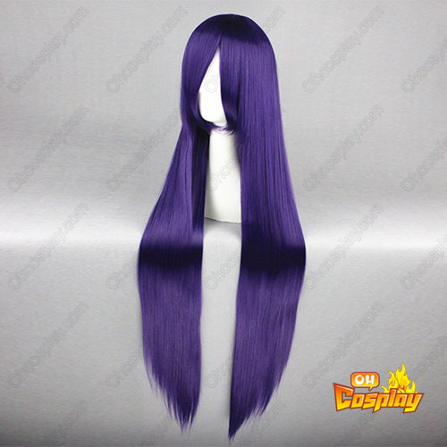 Highschool of the Dead Busujima Saeko Purple Cosplay Wig