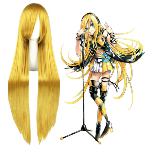 Vocaloid Lily Gouden Cosplay Pruiken