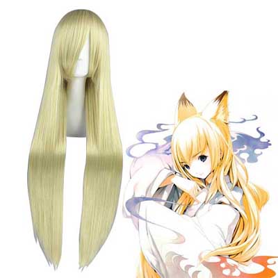 Our Home's Fox Deity Yukana Light Blonde Cosplay Wig