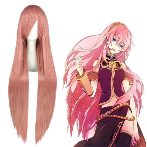 Pelucas Vocaloid Megurine Luka Rosado Cosplay