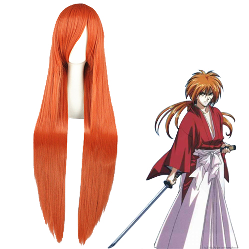 Rurouni Kenshin Himura Kenshin Orange Cosplay Wigs