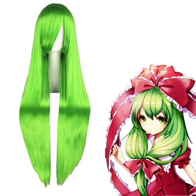 Touhou Project Kagiyama Hina Green Cosplay Wig