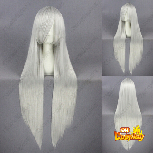 Vocaloid Haku Silvery White Cosplay Wigs