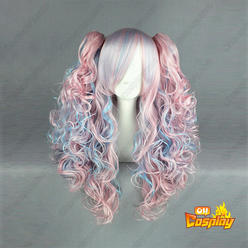 Japanese Harajuku Cute Lolita Blue Pink Cosplay Wig