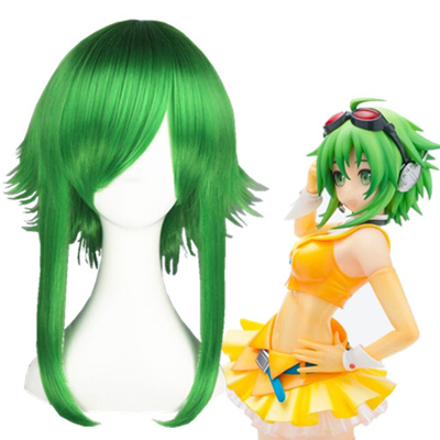 Vocaloid 2 Gumi Zöld 55cm Cosplay Parókák