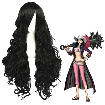 One Piece Alvida Black Cosplay Wig