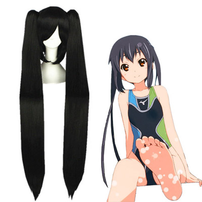 K-On! Nakano Azusa Noir Perruques Carnaval Cosplay