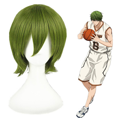 Kuroko's Basketball Midorima Shintaro Groen Cosplay Pruiken